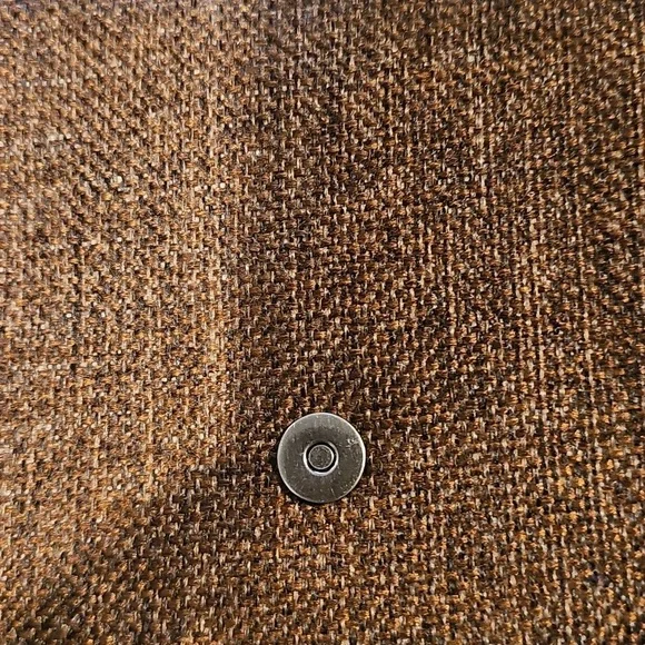 Western Brown Cowgirl Turquoise & Silver Accentsq Crossbody Canvas Tooled Han… - Picture 6 of 10